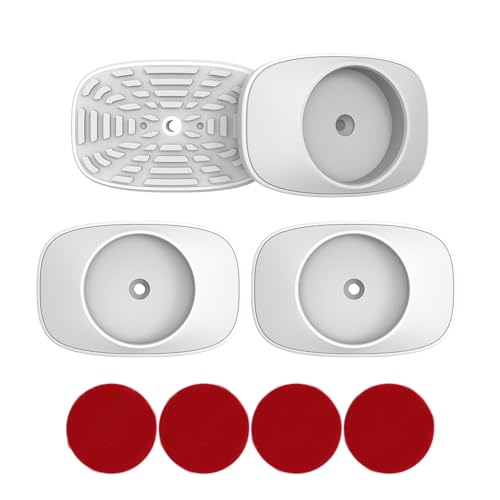 EUDEMON Safety Baby Gate Wall Protector Wall Saver for Pressure Mounted Gate Protect Walls/Baseboard/Stairs/Door Frame/Doorways Work on Pet & Dog Gates Easy to Install (White, 4 Pack)
