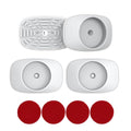 EUDEMON Safety Baby Gate Wall Protector Wall Saver for Pressure Mounted Gate Protect Walls/Baseboard/Stairs/Door Frame/Doorways Work on Pet & Dog Gates Easy to Install (White, 4 Pack)