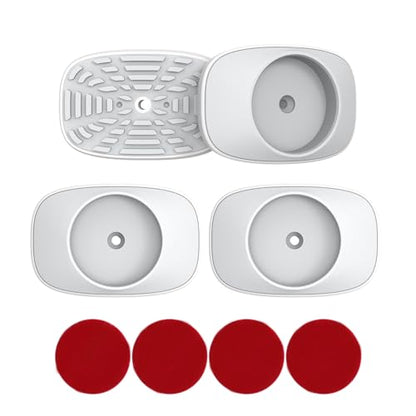 EUDEMON Safety Baby Gate Wall Protector Wall Saver for Pressure Mounted Gate Protect Walls/Baseboard/Stairs/Door Frame/Doorways Work on Pet & Dog Gates Easy to Install (White, 4 Pack)