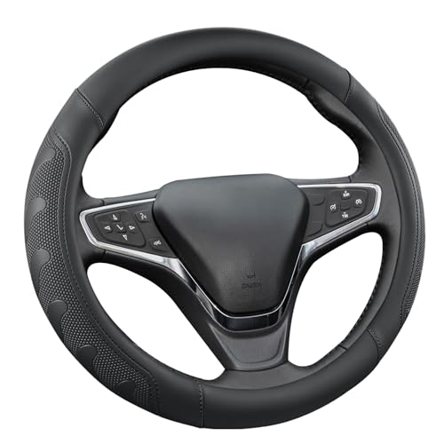 GIANT PANDA Car Steering Wheel Cover Customized for Chevy, Black - color: C-Black
