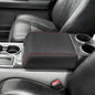 Center Console Cover for Ford F150 XL XLT 2004-2014, Expedition 2007-2014, Lincoln Mark LT 2006-2008, PU Leather Armrest Lid Protector, Anti-Scratch, Red Stitches (Fits Bucket Seat Console Only) - size: Bucket Seat, 04-14 F150 XL XLT, red stitch