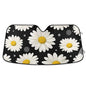 Sun Shade for Car Windshield Daisy Flower Floral Polka Dot Foldable Sun Shield Sun Heat and UV Protection Automotive Interior Sun Protection - color: Pattern 2