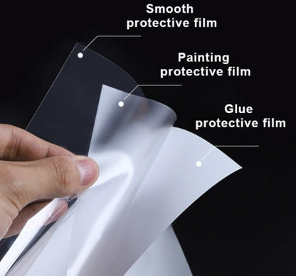 Ufilm Door Edge Protector PRE-Cut Guard Scratch Paint Protection Film with Strong American Glue Clear and Black Universal Car Truck (1 in x 50 ft) - size: 1 in x 25 ft