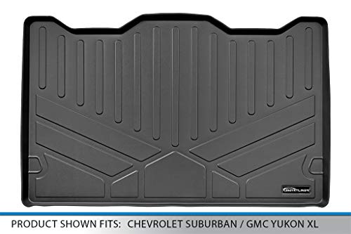 MAXLINER All Weather Cargo Liner Floor Mat Behind 3rd Row for 2007-2014 Chevrolet Suburban - color: GMC Yukon XL 2007 - 2014