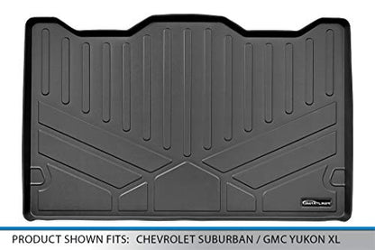 MAXLINER All Weather Cargo Liner Floor Mat Behind 3rd Row for 2007-2014 Chevrolet Suburban - color: GMC Yukon XL 2007 - 2014