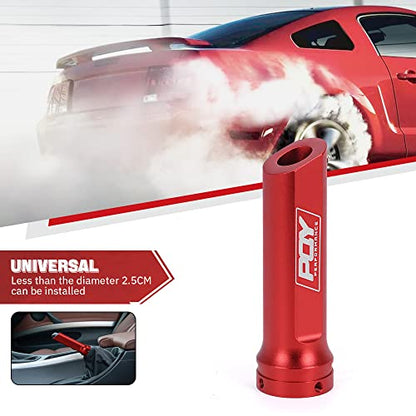 Aluminum Handbrake Cover Hand Brake Sleeve Handle Protector Universal Red - color: red