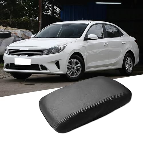 Compatible with Kia Armrest Center Console Cover Protector,Leather Anti-Scratch for Forte 2019-2024,Armrest Cushion, Console Protector