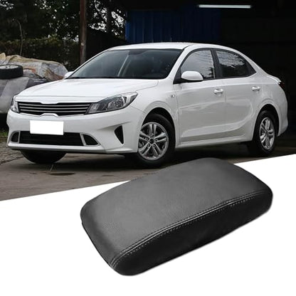 Compatible with Kia Armrest Center Console Cover Protector,Leather Anti-Scratch for Forte 2019-2024,Armrest Cushion, Console Protector