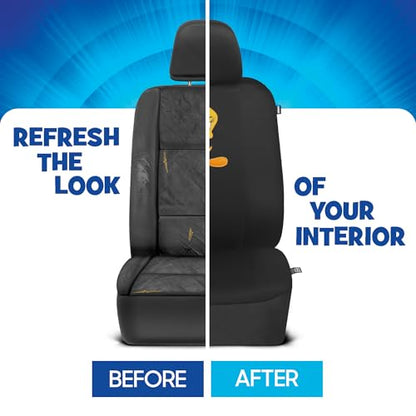 Warner Brothers Looney Tunes Tweety Bird Front & Rear Car Seat Covers Full Set - Easy to Install Durable & Stylish Polyester Fabric Car Seat Cover - Airbag Compatible Universal Fit Car Accessories - size: Full Set, style: Tweety Bird