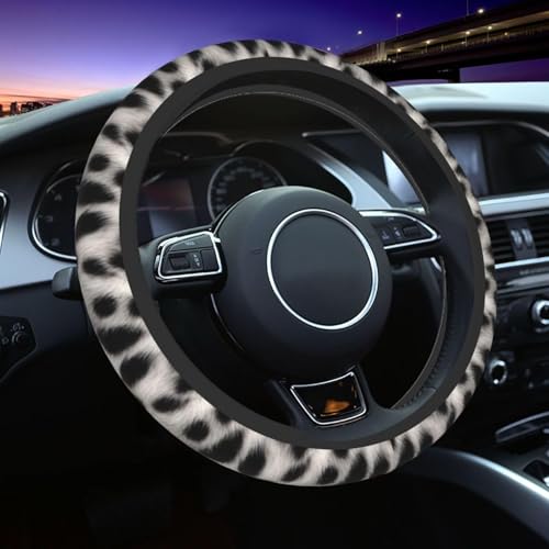 Cute Cat Print Steering Wheel Covers Non Slip Neoprene Universal 15 Inch Steering Wheel Protector Car Cover for Men Women - color: Cat1