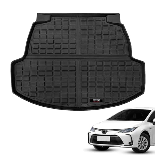Custom for 2020-2026 Toyota Corolla Sedan Cargo Mats Trunk Liner All Weather TPE Protection Mat Accessories (Not for Cross or Hatchback)