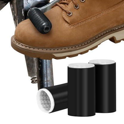 3PCS Motorcycle Shifter Shoe Protector, Shrinkable Gear Shift Cover for Motorcycle Shoes, para Motos Accessories for Men Women, Quick Install Rubber Pads for Motorbike Footwear Boots