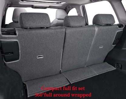 Custom Seat Covers Compatible with Select Toyota RAV4 Hybrid 2016 2017 2018 Models (Gray,Full Set) - color: Gray, size: 2016-2018 Hybrid only
