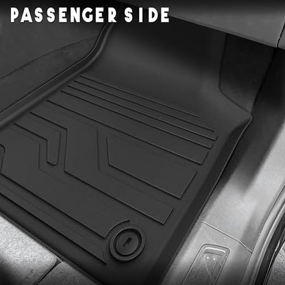 KARPAL Floor Mats for 2018-2025 2026 Volkswagen Atlas 7 Seats Bench Seating (Not for Cross Sport), Custom Fit All Weather TPE Car Interior Carpet Protector Full Set VW Atlas Accessories