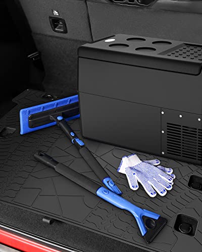 JOYTUTUS Cargo Mat fits Wrangler JL 4XE, All-Weather Protection Trunk Mat Cargo Liners Heavy Duty Waterproof Odorless Durable fits 2021 2022 2023 2024 2025 2026 Wrangler JL 4XE (Not Fits 4X4) - Black - size: Wrangler JL 4XE