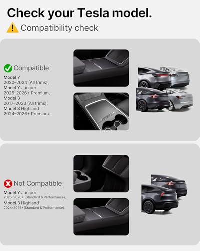 2Pcs for Tesla Model 3/Y 2017-2026 Juniper/Highland(Not for Standard), Leather Seat Back Kick Protectors Accessories, Kids Mats Waterproof Pet Covers