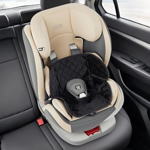 2 Pack Waterproof Piddle Pads, Potty Training Car Seat Protector & Reusable Liner – Non-Slip, Leak-Proof Cover for Car Seats, Strollers, High Chairs, Machine Washable (Black)