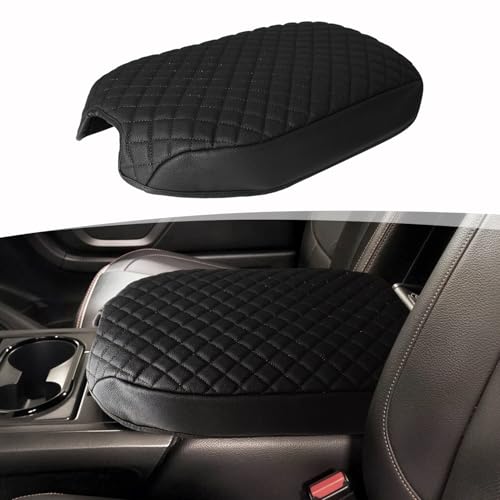 Center Console Armrest Cover for Nissan Titan 2016-2024, PU Leather Middle Console Lid Protector Arm Rest Cushion Anti-Scratch Thick Pad (Bucket Seat Only) - color: Titan 2016-2024, size: Titan 2016-2024