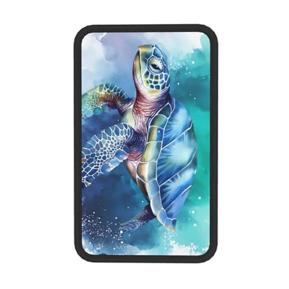 Universal Car Center Console Cushion Pad, Ocean Sea Turtle Green Soft Waterproof Car Center Console Cover Auto Armrest Seat Box Cover Protector for Most Vehicle SUV Truck Car - color: Ocean Sea Turtle Green