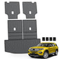KUST Trunk Cargo Mat for Ford Explorer 2020-2025 2026 (6 Seats), TPE Rubber Rear Cargo Liner with 2nd/3rd Row Backrest Mat for Explorer Accessories All Weather Back Seat Protector Cover - style: Explorer 2020-2026 │ Trunk + Backrest Mat