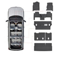 Floor Mats & Trunk Mat for Chevrolet Tahoe 2015-2020 Bucket Seat (8 Seats Version) &GMC Yukon（Not Fit XL,TPE All Weather Protection Car Floor Liners for Chevy Tahoe - size: 2015-20|For Tahoe-8|Full Set