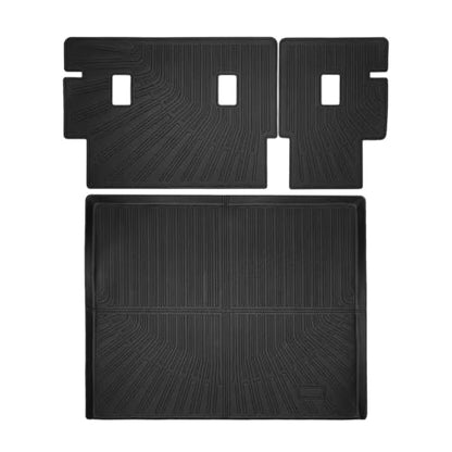 for GMC Hummer EV SUV 2023-2025 Accessories Cargo Mat Cargo Liner Trunk Mat Back Seat Cover Protector Backrest Mat Dog Liner TPE