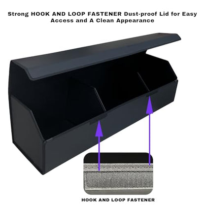 Collapsible Trunk Organizer for Cars, Custom Fit for Toyota Camry 2018-2025 Sedan, 30.7x11x11 Inches Foldable Car Storage Box with Suede Fabric, for Groceries, Sports, Travel & Emergency Kits