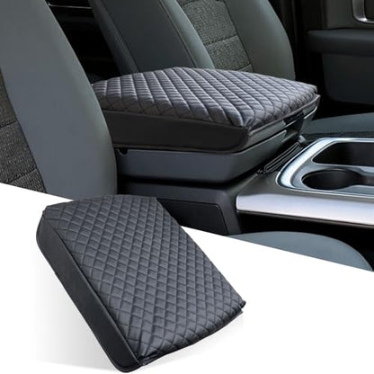 Center Console Cover for Dodge Ram 1500 2500 3500 Bucket Seat - 2009 2010 2011 2012 2013 2014 2015 2016 2017 2018 Dodge Ram Middle Console Armrest Cover (Bucket Console Only) - size: 1) 09-18 |RAM 1500/2500/3500| Bucket Seat,Thick