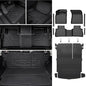 Floor Mats Set for Nissan Rogue 2021-2025 2026 (Not fit Sport), All Weather TPE Backrest Mat Trunk Mat Cargo Liner Door Sill Guards Accessories(for Nissan Rogue | 2021-2026)
