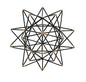 Deco 79 Metal Geometric Decorative Sculpture Home Decor Statue with Gold Accents, Accent Figurine 7" x 7" x 7", Black