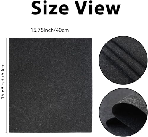 Disposable Car Floor Mats, 30 Pack Grey Felt Car Floor Mats, Heavy Duty Waterproof Non-Slip Car Carpet Protector, Universal Fit Temporary Automotive Mats for Detailing, Uber, Taxi, SUV, Truck (Grey) - size: Grey-30pcs
