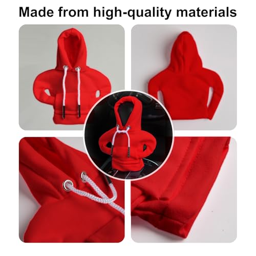 Gear Shift Hoodie,Car Shift Knob Hoodie,Funny Sweater Hoodie for Gearshift,Automotive Interior Accessories（Red） - color: 1*Red