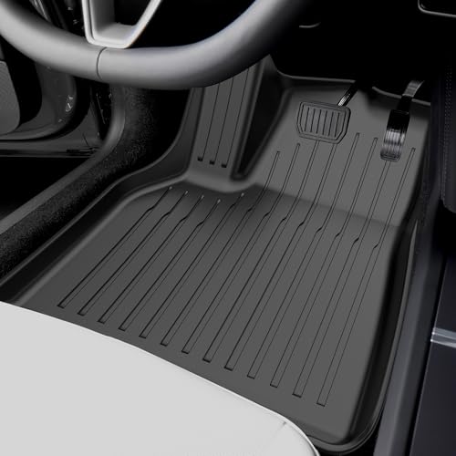 6PCS All-Weather TPE Floor Mats & Cargo Liner Set - Compatible with 2025-2026 Model Y (Juniper) | Custom Fit Anti-Slip Interior Protection(Not for Standard)