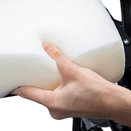DMI Seat Cushion and Chair Cushion for Office Chairs, Wheelchairs, Scooters, Kitchen Chairs or Car Seats, FSA HSA Eligible, for Support and Height while Reducing Stress on Back, Tailbone or Sciatica