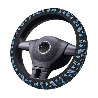 Sea Turtle Steering Wheel Cover for Women Elastic Rubber Steering Wheel Universal 15 Inch Fit for Cars, Auto, SUVs - color: Sea Turtle