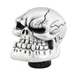 Silver Skull Manual Automatic Gear Shift Knobs - color: Silver