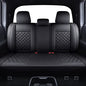 Tomatoman Tacoma Seat Covers Customized for 2005-2025 2026 Sport Extended SR V6 Pickup Truck, Waterproof Faux Leather Car Cushions(Rear Seat, Black) - color: Rear Seat/Black