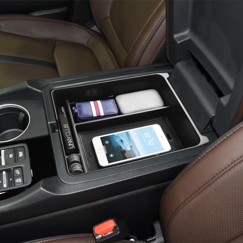 EDBETOS Center Console Organizer Compatible with 2023-2026 Honda Pilot, 2024 2025 2026 Ridgeline/Passport Insert Tray Secondary Storage Armrest Box ABS Plastic Material, Black - color: Black