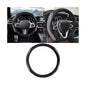 15 Inch Car Leather Steering Wheel Cover, Automotive Accessories Elastic Breathable Anti-Slip Soft Wheel Protector Fits Men and Women, Suitable for SUVs, Trucks, Vehicles and RVs (Gray-1) - color: Style2-Gray