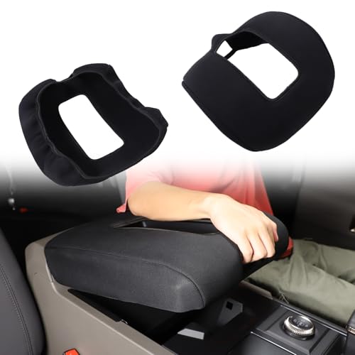 Center Console Lid Fabric Armrest Box Cover Compatible with Hummer EV 2022-2026 SUV/SUT Car Armrest Storage Box Cover Protector Pad Interior Accessories