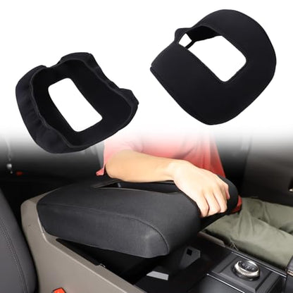 Center Console Lid Fabric Armrest Box Cover Compatible with Hummer EV 2022-2026 SUV/SUT Car Armrest Storage Box Cover Protector Pad Interior Accessories