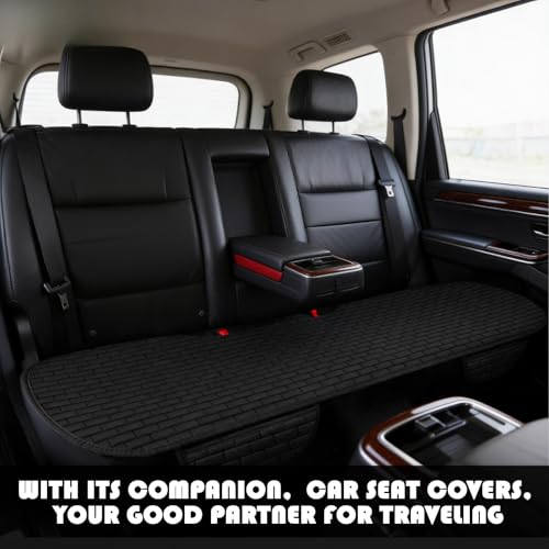 Upgraded Car Back Seat Covers with Storage Bag,Versatile Car Rear Seat Cover for Protecting Seats and Organizing Items,Breathable Cars Bench Seats Cover with Non-Slip Design - color: Rear
