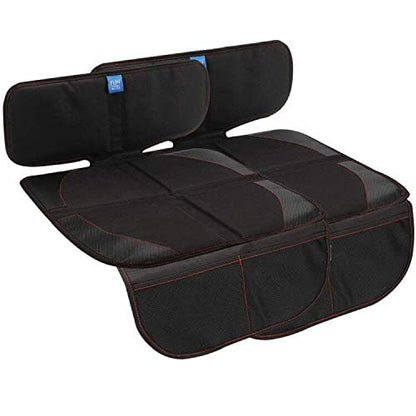 funbliss Car Seat Protector for Baby Child 2 Packs Black,Waterproof Seat Protector with Thickest Padding for Baby Car,Dog Mat,Cover Pad Protects Automotive Vehicle Leather