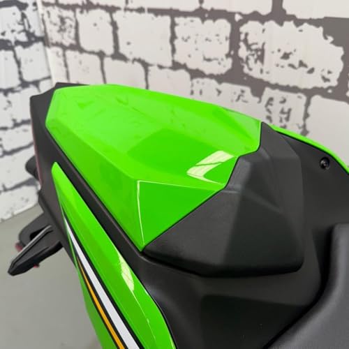 Motorcycle Rear Seat Cover Cowl Tail Cover Cowl Fairing Protector Compatible with Kawasaki Ninja 500 Z500 2024 2025 NINJA500 Passenger Pillion Tail Solo Seat Cowl (Green) - color: Green