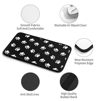 Dog Paw Prints Auto Center Console Armrest Cover Pad, Universal Fit Waterproof Comfort Car Armrest Cushion for Most Vehicle SUV Truck - color: Dog Paw Prints