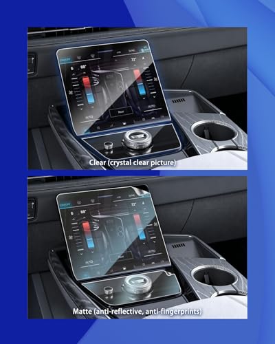 (Updated Version) 2025 2026 Cadillac Escalade Screen Protector for 2025 2026 Cadillac Escalade/Escalade V Accessories NANO Screen Protector Touchscreen Protective Film (set of 2) - size: Console Screen 4pcs
