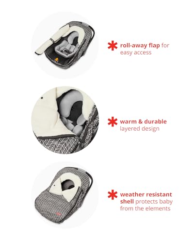 Skip Hop Winter Car Seat Cover,Stroll & Go,Heather Grey,(Pack of 12) - color: Heather Grey (Pack of 12)