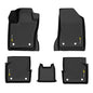 Floor Mats & Cargo Liner Fit Jeep Compass 2017 2018 2019 2020 2021 2022 2023 2024 2025 All Weather Protection TPE Floor Liners 1st & 2nd Row Black, alfombras para carro - size: Fit Compass 2017-2025 | Black 3PCS