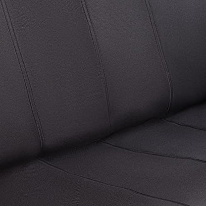 Flying Banner Rear Bench car seat Covers car seat Protectors Split 40/60 50/50 60/40 (Solid Black, Better) - color: Solid Black, size: Better