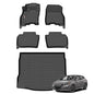 Binmotor-All Weather Car Floor Mats and Cargo Liner Set for Nissan Leaf 2018-2025, 2 Rows with Cargo Mat Set, TPE Liners for Nissan Leaf Accessories Mats Trunk Liner Mat-Black - style: 1) Car Mats for Nissan Leaf (2018-2025)